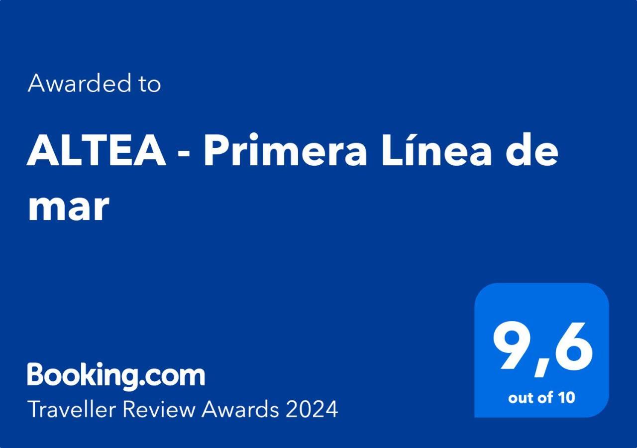 דירות Altea - Primera Linea De Mar מראה חיצוני תמונה
